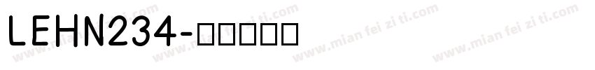 LEHN234字体转换