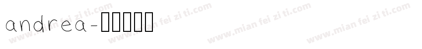 andrea字体转换