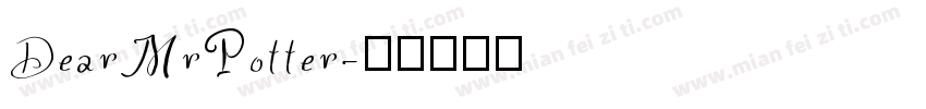 DearMrPotter字体转换