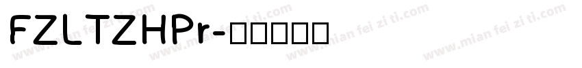 FZLTZHPr字体转换