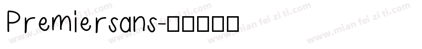 Premiersans字体转换
