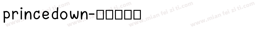 princedown字体转换