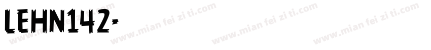LEHN142字体转换