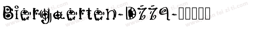 Biergaerten-D779字体转换