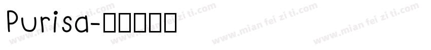 Purisa字体转换