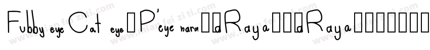 FC_PorRak_Regular字体转换