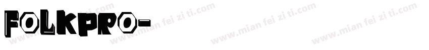 FolkPro字体转换