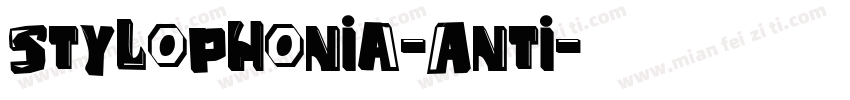 Stylophonia-Anti字体转换