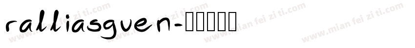 ralliasguen字体转换