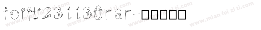 font231130rar字体转换