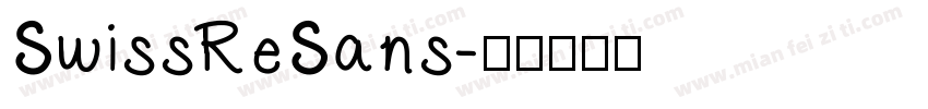 SwissReSans字体转换