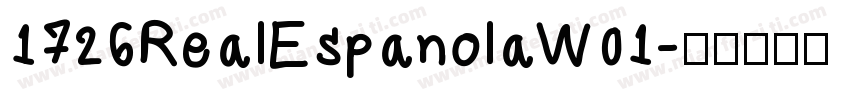 1726RealEspanolaW01字体转换