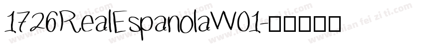 1726RealEspanolaW01字体转换