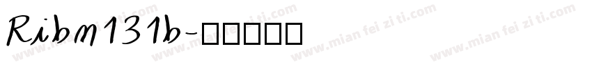 Ribn131b字体转换