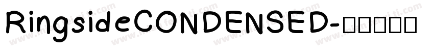 RingsideCONDENSED字体转换