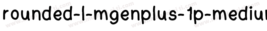 rounded-l-mgenplus-1p-medium字体转换
