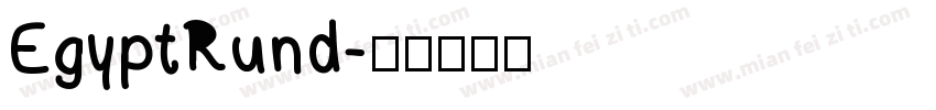 EgyptRund字体转换