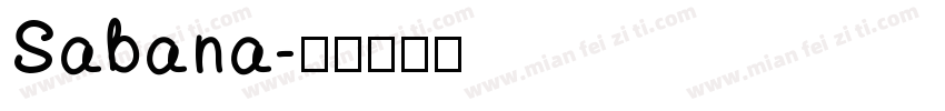 Sabana字体转换