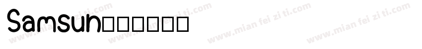 Samsun字体转换