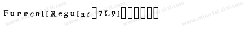 FunncollRegular-7L9l字体转换