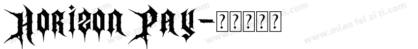 HorizonPay字体转换