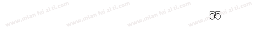 FontArabicFlags-BV55字体转换