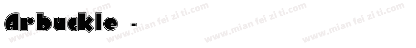 Arbuckle字体字体转换