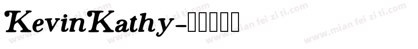KevinKathy字体转换