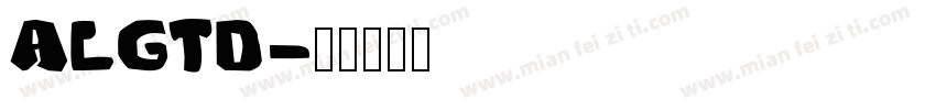 ALGTD字体转换