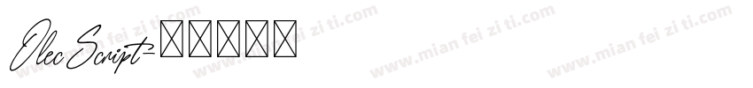 OlecScript字体转换