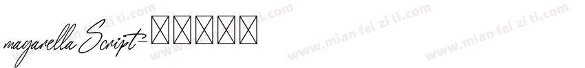 magarellaScript字体转换