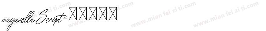 magarellaScript字体转换