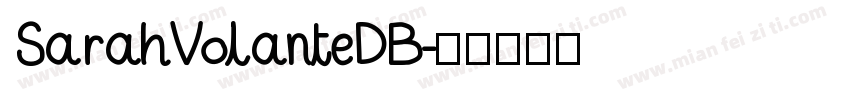 SarahVolanteDB字体转换