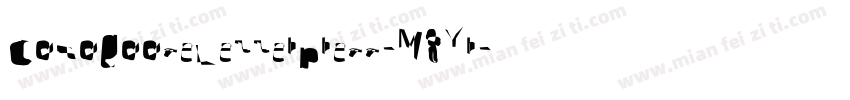 CocogooseLetterpress-M8Yr字体转换