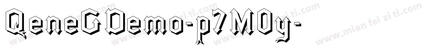 QeneGDemo-p7M0y字体转换