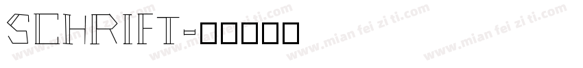 SCHRIFT字体转换