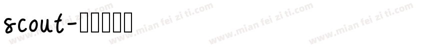 scout字体转换