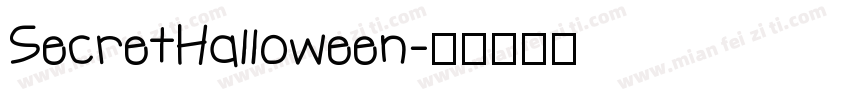SecretHalloween字体转换