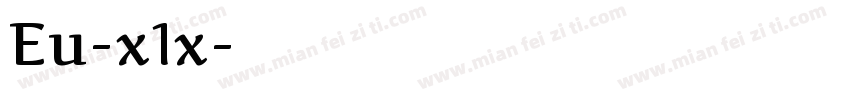 Eu-x1x转换器字体转换