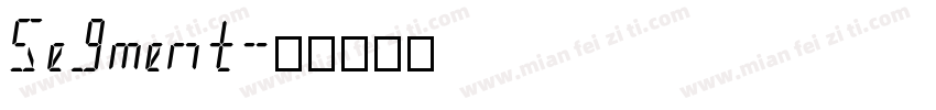 Segment字体转换