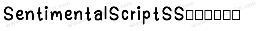 SentimentalScriptSS字体转换