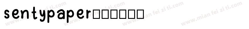 sentypaper字体转换