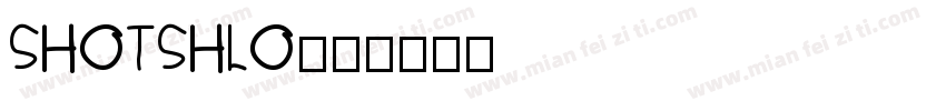 SHOTSHLO字体转换