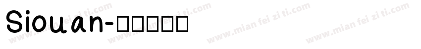 Siouan字体转换