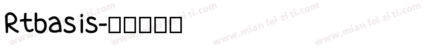 Rtbasis字体转换
