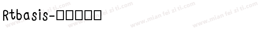 Rtbasis字体转换
