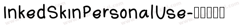 InkedSkinPersonalUse字体转换