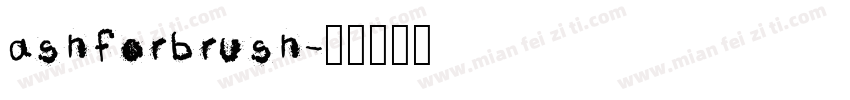 ashforbrush字体转换