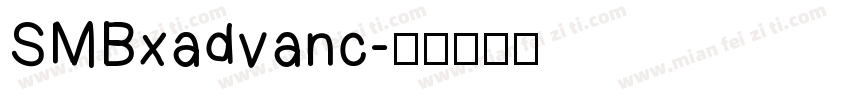 SMBxadvanc字体转换