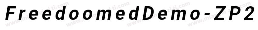 FreedoomedDemo-ZP2q字体转换
